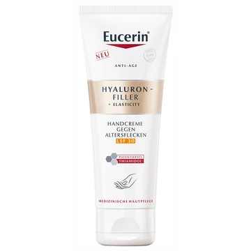 EUCERIN Hyaluron-Filler + Elasticity Pigmentfolt Halványító és Bőrfiatalító Kézkrém SPF30 (75ml)