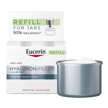 EUCERIN Hyaluron-Filler Ráncfeltöltő Éjszakai Arckrém (50ml) UTÁNTÖLTŐ