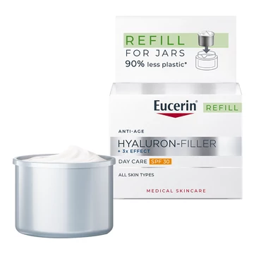 EUCERIN Hyaluron-Filler Ráncfeltöltő Nappali Arckrém SPF30 (50ml) UTÁNTÖLTŐ