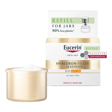 EUCERIN Hyaluron-Filler + Elasticity Bőrtömörséget Regeneráló Nappali Arckrém SPF30 (50ml) UTÁNTÖLTŐ