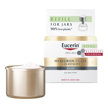 EUCERIN Hyaluron-Filler + Elasticity Bőrtömörséget Regeneráló Éjszakai Krém (50ml) UTÁNTÖLTŐ