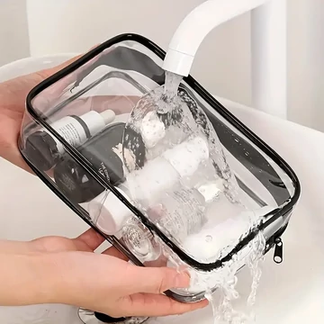 Kozmetikai Tasak Átlátszó Fekete