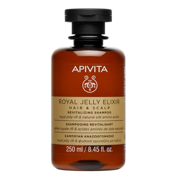 APIVITA Royal Jelly Elixir Haj és Fejbőr Revitalizáló Sampon (250ml)