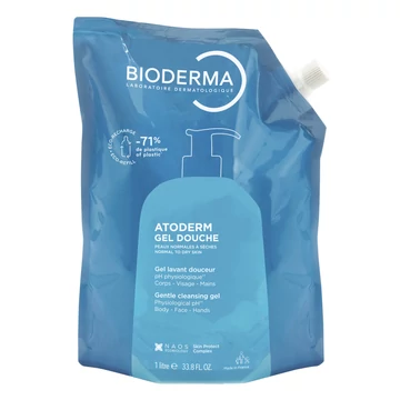BIODERMA Atoderm Gel Douche Tusfürdő Öko-utántöltő (1000ml)