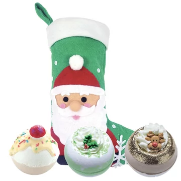 BOMB COSMETICS Télapó Karácsonyi Zokni Ajándékcsomag