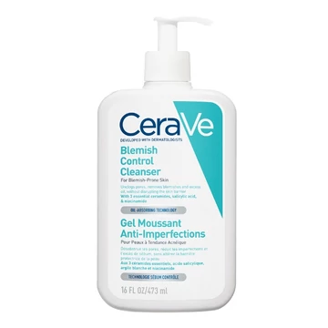 CERAVE Blemish Control Pattanások Elleni Tisztító Gél (473ml)