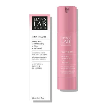 ELYN'S LAB Pink Theory Barrier Support Smart-Aging Gel Cream with Bakuchiol & Vitamin B12 (50 ml)