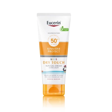 EUCERIN Sun Kids Sensitive Protect Dry Touch Gyermek Napozó Gél-Krém SPF50 (200ml)