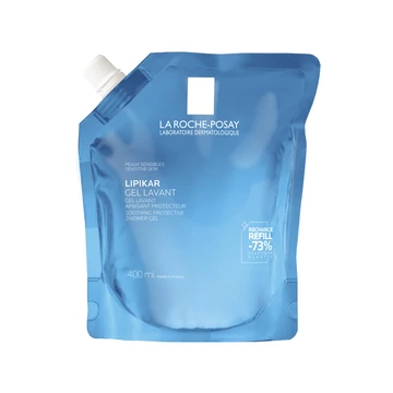 LA ROCHE-POSAY Lipikar Gel Lavant Tusfürdő Gél (400ml) UTÁNTÖLTŐ