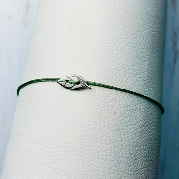 Mirc Jewellery Falevél Karkötő (Piros)