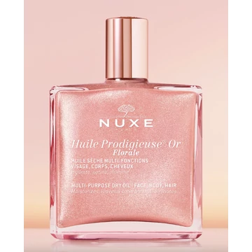 NUXE Huile Prodigieuse Or Florale Csillámos Olaj Rózsaarany Ragyogással (50ml)