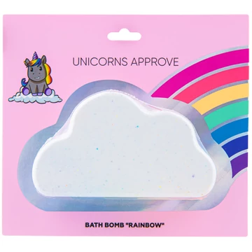UNICORNS APPROVE Fürdőbomba Szivárvány (140g)