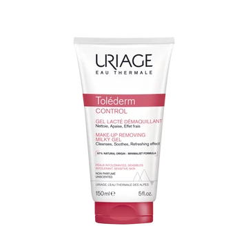 URIAGE Toléderm Control Makeup Remover Milk Gel for Sensitive Intolerant Skin (150ml)
