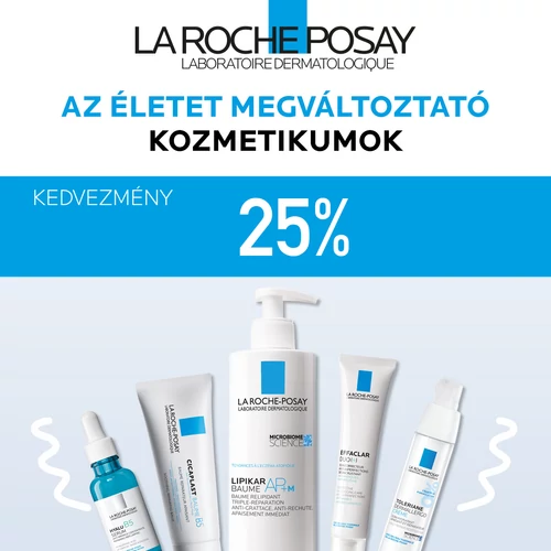 25% kedvezmény minden La Roche-Posay termékre