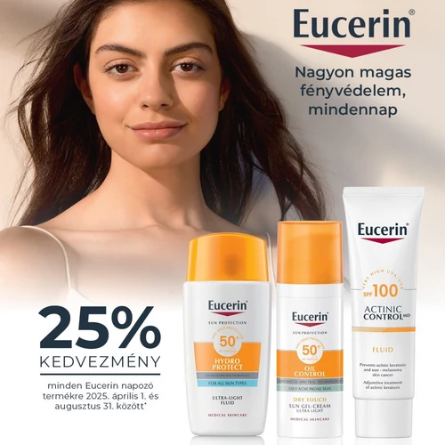 25% kedvezmény minden EUCERIN SUN termékre!