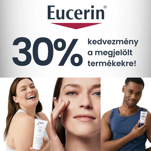 30% kedvezmény a megjelölt EUCERIN termékekre