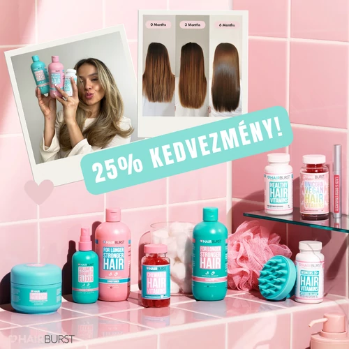 25% kedvezmény minden HAIRBURST termékre