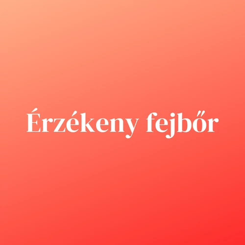 Érzékeny fejbőr