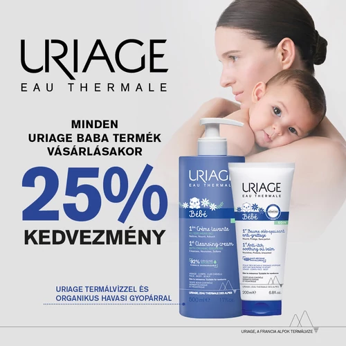 25% kedvezmény minden URIAGE baba termékre