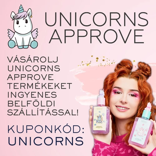 Ingyenes szállítás minden UNICORNS APPROVE termékre