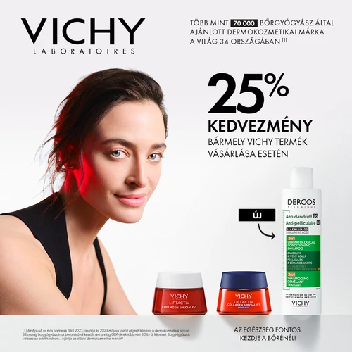 25% kedvezmény minden VICHY termékre