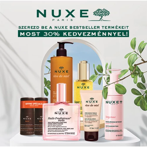 NUXE Bestsellerek 30% kedvezménnyel