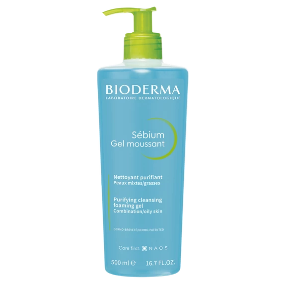 BIODERMA Sébium Gel Moussant Habzó Gél Zsíros Bőrre (500ml)