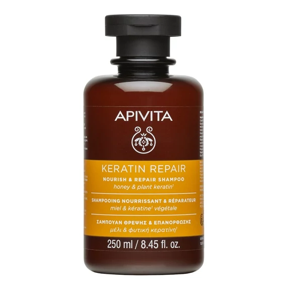 APIVITA Keratin Repair Sampon Száraz, Töredezett Hajra (250ml)