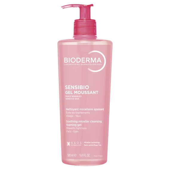 BIODERMA Sensibio Gél Moussant Gyengéd Tisztító Gél (500ml)