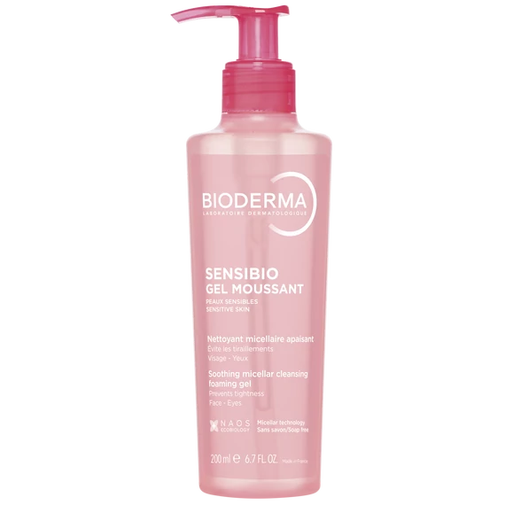 BIODERMA Sensibio Gél Moussant Gyengéd Tisztító Gél (200ml)