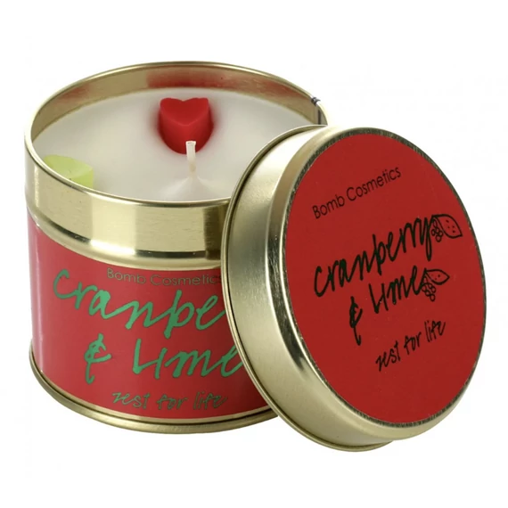 BOMB COSMETICS Áfonya és Lime Tégelyes Gyertya