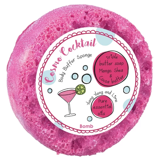 BOMB COSMETICS Cosmo Cocktail Szivacsos Tusoló Radírszappan (200g)