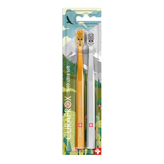 CURAPROX CS 5460 Ultra Soft Fogkefe Fox & Bunny (2 db)