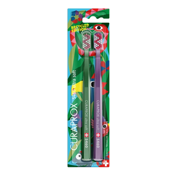 CURAPROX CS 5460 Ultra Soft Fogkefe Recycled (2 db)