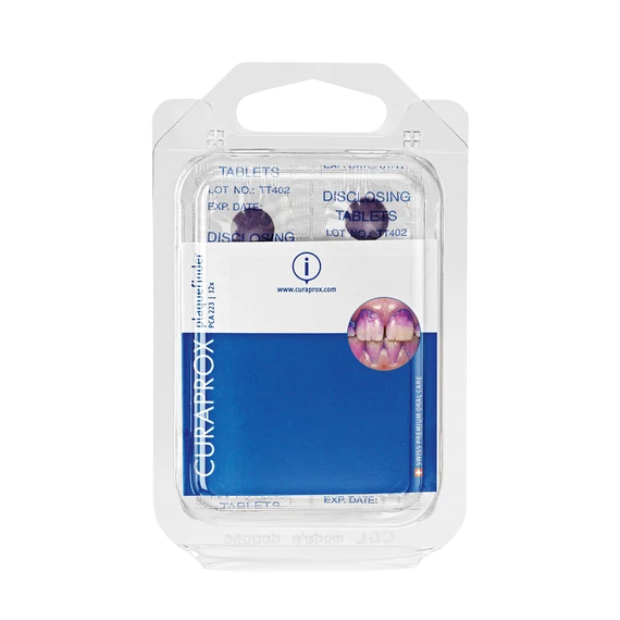 CURAPROX PCA 223 Kéttónusú Plakkfestő Tabletta (12 db)
