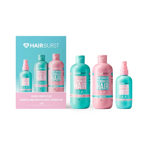HAIRBURST Volumennövelő és Hajnövesztő Elixír Csomag