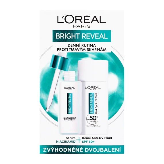 L'ORÉAL PARIS Bright Reveal Szérum & UV Fluid Csomag (30+50ml)