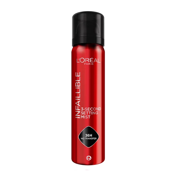 L'ORÉAL PARIS Infaillible 3 Second Setting Mist Sminkfixáló Spray (75ml)