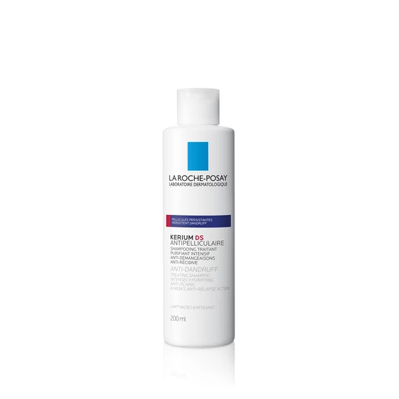 LA ROCHE-POSAY Kerium DS Korpásodás Elleni Mikrohámlasztó Intenzív Sampon Ápolás (200ml)