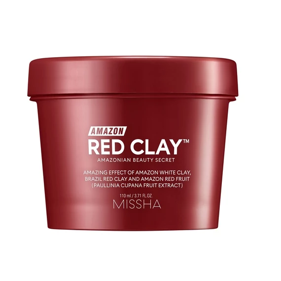MISSHA Amazon Red Clay Pore Mask Pórusösszehúzó Maszk Vörös Agyaggal (110ml)