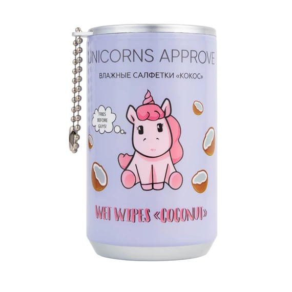 UNICORNS APPROVE Nedves Törlőkendő Kókusz (30db)