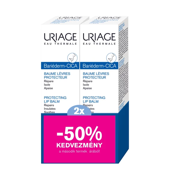 URIAGE Bariéderm Cica Ajakápoló Balzsam (2x15ml) DUOPACK
