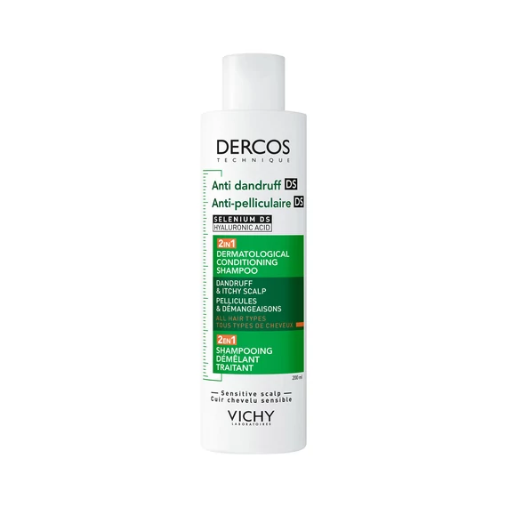 VICHY Dercos 2 in 1 Sampon és Balzsam Korpásodás Ellen (200ml)