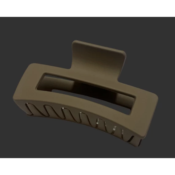 Brown Hair Clip (Rectangular)