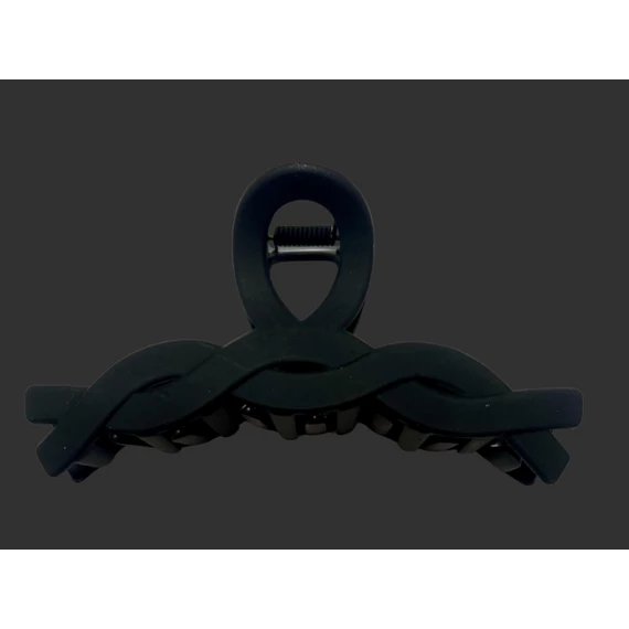 Black Hair Clip (Wavy)