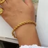 Kép 3/7 - ZALDANA Rosa Csavart Nemesacél Karkötő
