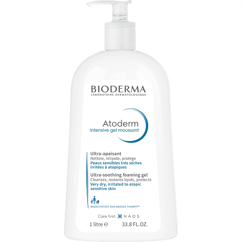 BIODERMA Atoderm Intensive Habzó Gél Moussant Száraz Bőrre (1000ml)