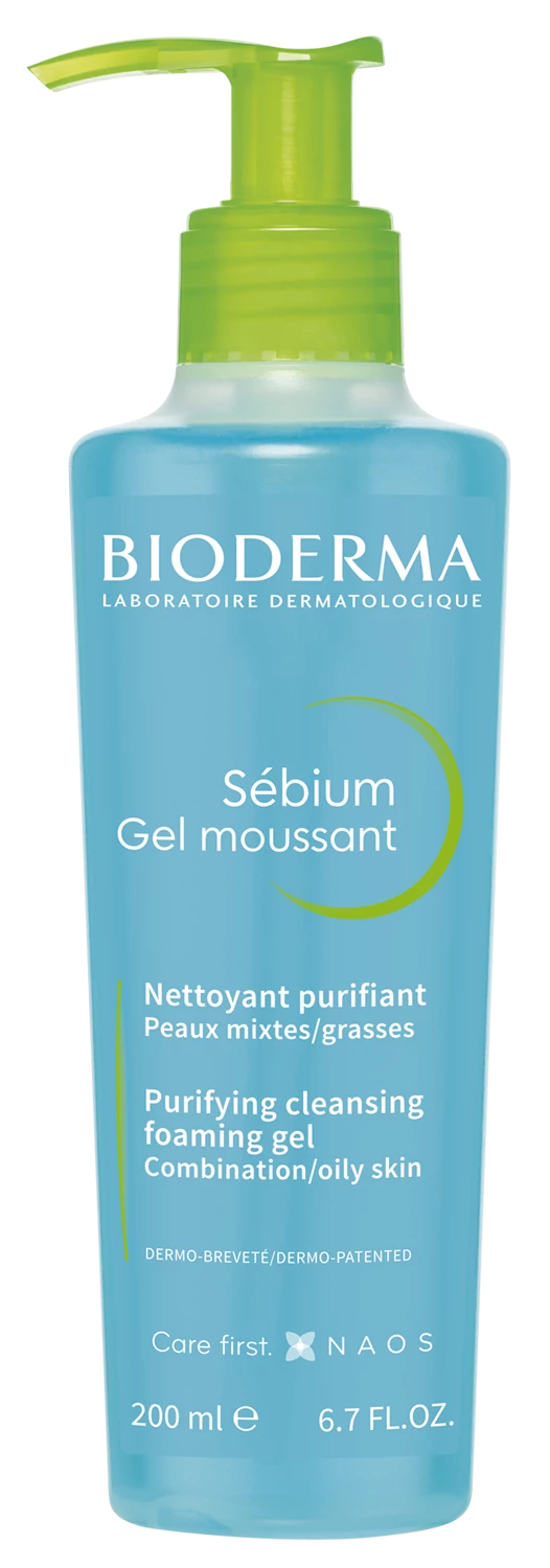 BIODERMA Sébium Gel Moussant Habzó Gél Zsíros Bőrre (200ml)