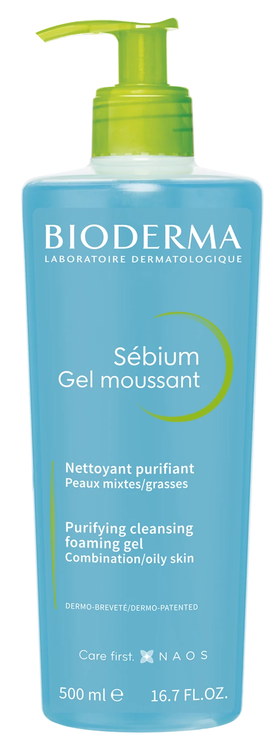BIODERMA Sébium Gel Moussant Habzó Gél Zsíros Bőrre (500ml)