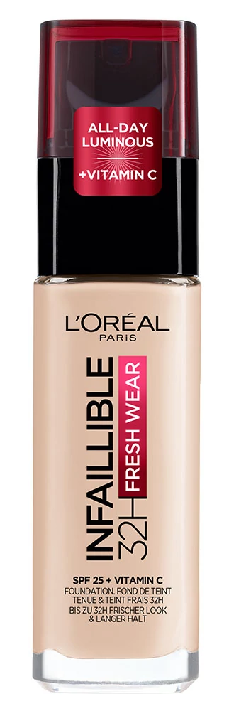 L'ORÉAL PARIS Alapozó Infallible 32H Fresh Wear 015 Porcelaine (30ml)